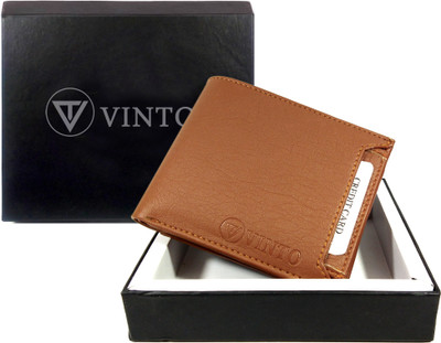 

Vinto Men Tan Artificial Leather Wallet(6 Card Slots)