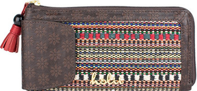 

Holii Women Casual Brown Genuine Leather Wallet(4 Card Slots)