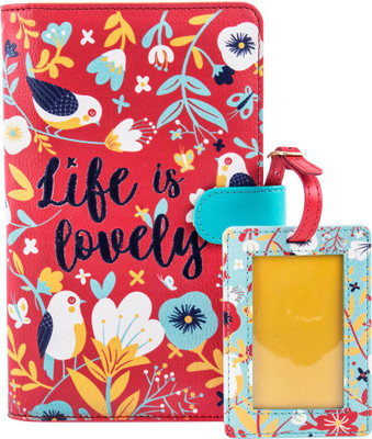

Chumbak Women Red Fabric Wallet(5 Card Slots)