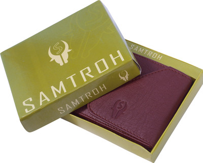 

SAMTROH Men Brown Artificial Leather Wallet(3 Card Slots)