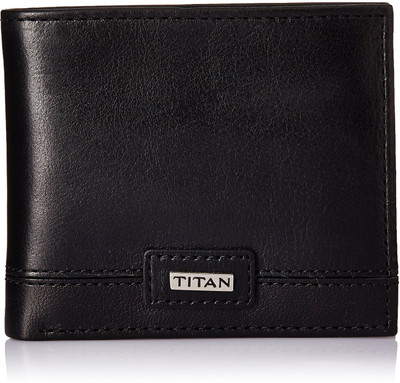 

Titan Men Casual, Evening/Party Black Genuine Leather Wallet(3 Card Slots)