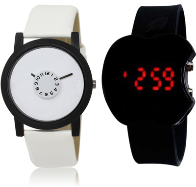 

CM Kids Watch Combo With New Designed LR 026_Black Apple Watch - For Boys