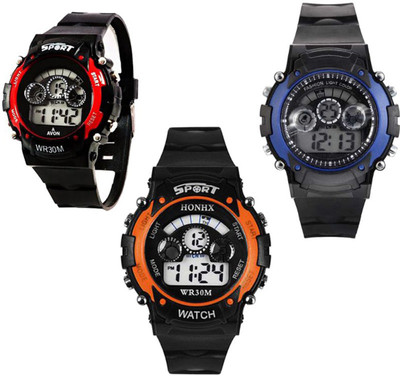 

Zest4Kids - New Trendy Seven Lights with Seven Colours - Digital Cute Kids Multi colour watch - Children Good Return Gift -12919 Watch - For Boys & Girls