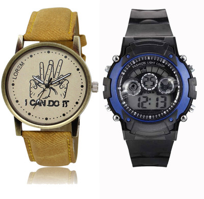 

CM Kids Watch Combo With New Designed LR 030_Blue Sport Watch - For Boys
