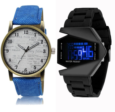 

CM Kids Watch Combo With New Designed LR 028_Roket Watch - For Boys