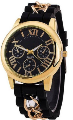 

SPINOZA Latest uniqe Rubber and chain strape fancy watch for Girls Watch - For Girls