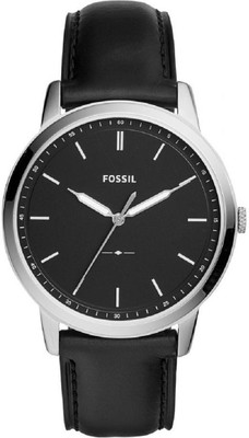 

Fossil FS5398 The Minimalist Three-Hand Black Leather Watch Watch - For Men