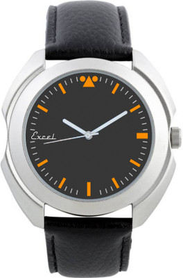 

Excel Elegant Grey Dial With Black Strap Watch For Mens & Boys Watch - For Men