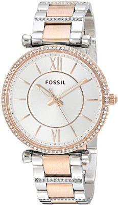 Buy FOSSIL Carlie Three-Hand Two-Tone 