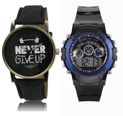

CM Kids Watch Combo With New Designed LR 027_Blue Sport Watch - For Boys