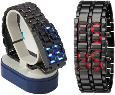 

SD SHOP AJ8061-BB Led BChain-R Watch - For Men