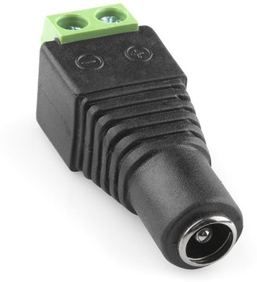 

ReTrack Screw Fastening Type Female DC Power Plug-Connector DC Power Female Wire Connector(Black, Pack of 1)