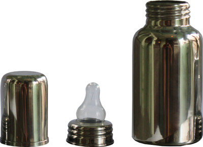 

Stalwart 275 ml Stainless Steel Feeding Bottle for Kids (1 - 3 years) - 275 ml(Silver)