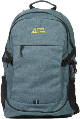 

Flying Machine FMSB0048 18 L Backpack(Grey, Black), Green