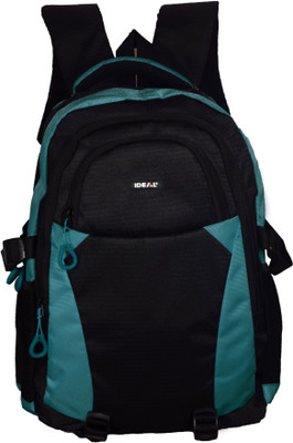 Ideal Litres Cyan and Black 35 L Laptop Backpack(Black)