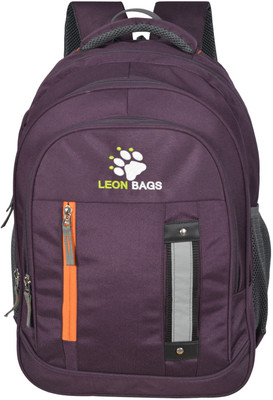 

LEON BAGS BAG YOUR DREAMS HIDE 30 L Backpack(Purple), Wine