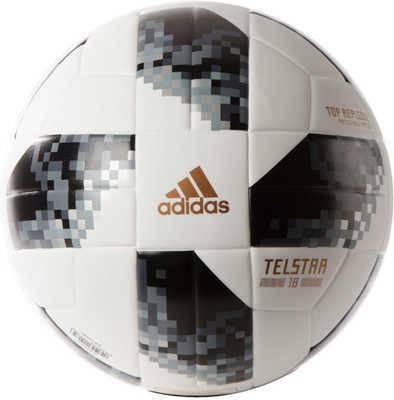 

ADIDAS World Cup TOPR Football - Size: (Pack of 1, Multicolor, White;black;silvmt