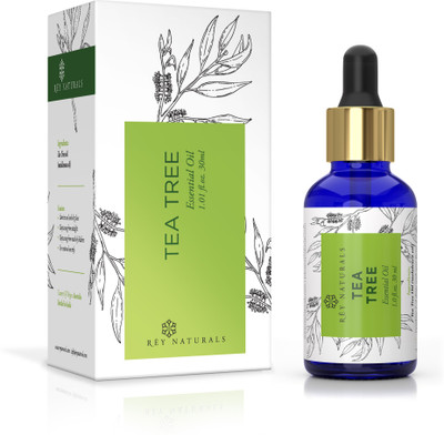 

Rey Naturals Tea Tree Essential Oil for Skin, Hair and Acne care(30 ml)