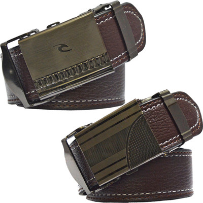 

Sun Shopping Men Formal Brown Synthetic Belt