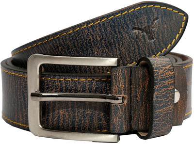 

Hidekraft Men Casual Brown Genuine Leather Belt