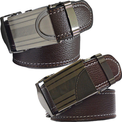 

Sun Shopping Men Formal Brown Synthetic Belt