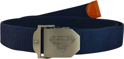 

Ammvi Creations Men Casual Blue Canvas Belt