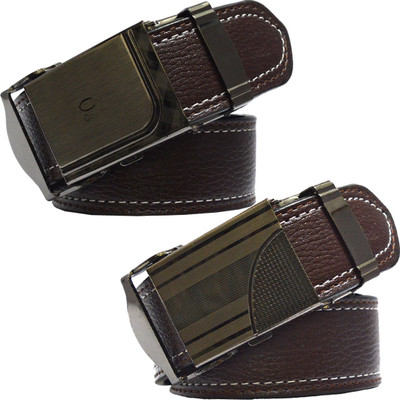 

Sun Shopping Men Formal Brown Synthetic Belt
