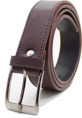 

NIetz Men Casual, Formal Black Artificial Leather Belt, Brown