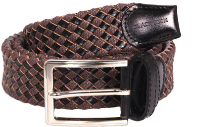 

BlackBuck Men Casual Black Canvas Belt