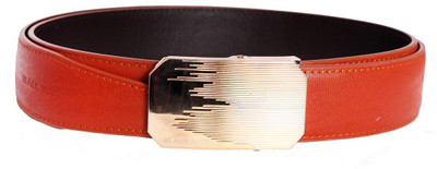 

BlackBuck Men Casual Tan Genuine Leather Belt