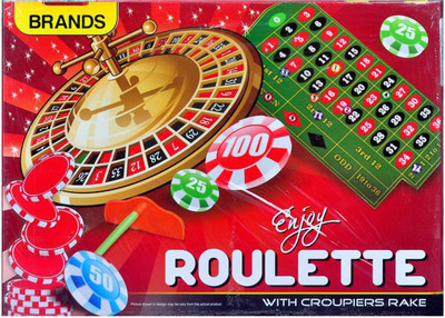 

P17 collection Roulette with croupiers rake Board Game Board Game