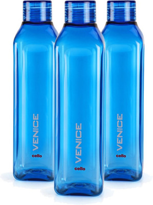 cello 1000 ml Plastic Bottle(Pack of 3, Blue)