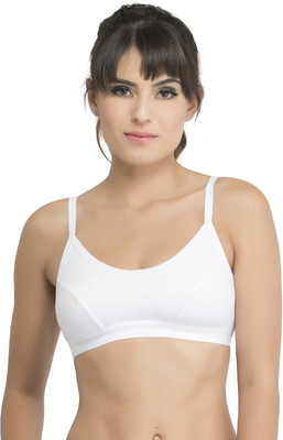 Docare Women Sports Non Padded Bra(White)