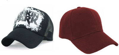 FashMade Printed Sports/Regular Cap Cap(Pack of 2)