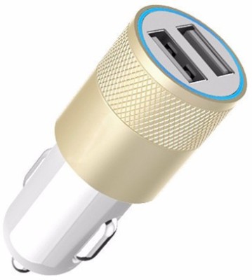VibeX 17 W Turbo Car Charger(Gold, With USB Cable)