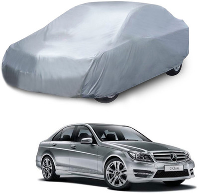 Mobik Car Cover For Mercedes Benz C220 (Without Mirror Pockets)(Silver)