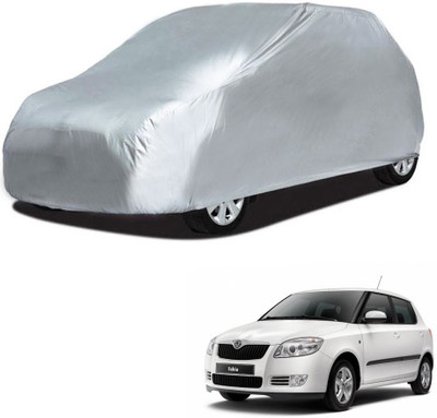 Mobik Car Cover For Skoda Fabia (Without Mirror Pockets)(Silver)