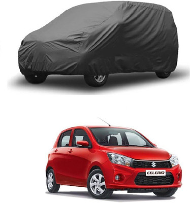 Furious3D Car Cover For Maruti Suzuki Celerio (Without Mirror Pockets)(Grey, For 2017 Models)