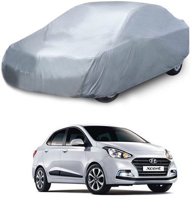 Mobik Car Cover For Hyundai Xcent (Without Mirror Pockets)(Silver)
