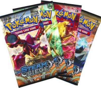 

Giftshub Pokemon 4 Pack Steam Siege(Multicolor)