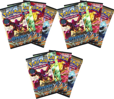 

Giftshub Pokemon Steam Siege 12 Booster Pack(Multicolor)