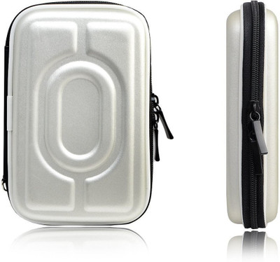 

LipiWorld TV-out Cable HDD Storage Shockproof Travel Protection Case for External HDD 2.5''Hard Drive Disk Box IDE SATA HDD Accessory Zipper Carry Case(Silver, For Laptop)