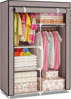 Furn Central 1 Door PP (Polypropylene) Collapsible Wardrobe