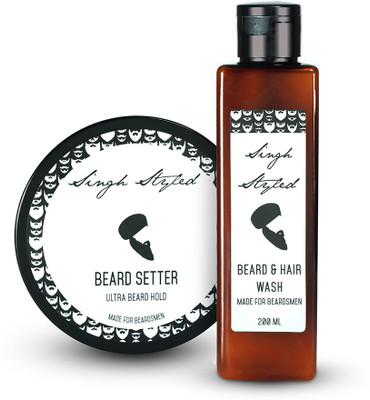 

Singh Styled Beard Setter 140g and Beard Wash 200 ml Combo(Set of 2)