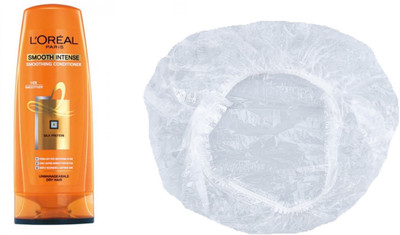 

L'Oreal Smooth Intense Smoothing Conditioner (175ml) With Shower Cap(175 ml)