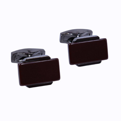 CALVADOSS Enamel, Alloy Cufflink(Maroon)