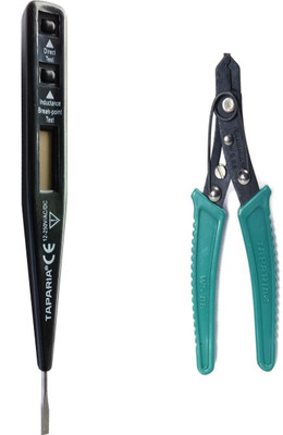 

Taparia Mdt 81 analog tester and WS-06 wire stripper pack of 2 Wire Cutter