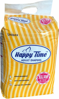 

Happy Time Unisex -Extra Large Adult Diapers - XL(10 Pieces)