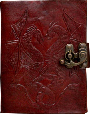 

SR Mart A6 Diary(Two Dragon, Brown)
