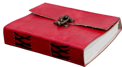 

Craft Guru A6 Diary(Handcrafted 100% Pure Leather, Red)